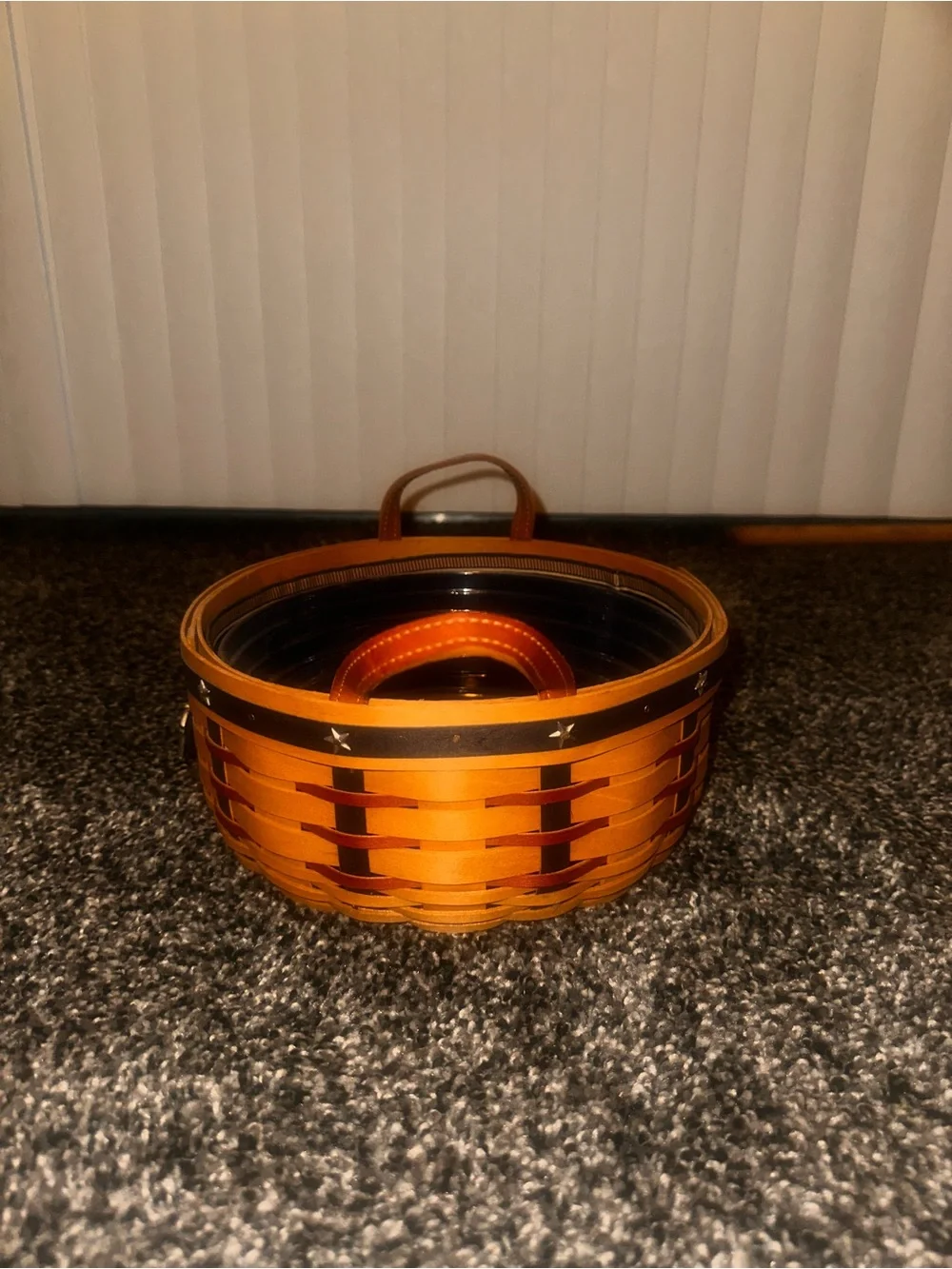 Longaberger Circular Proudly American Basket